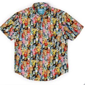 RSVLTS x Bluey Primary Pals Button Up Shirt Large